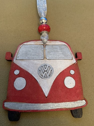 Camper van red white wooden - camper,