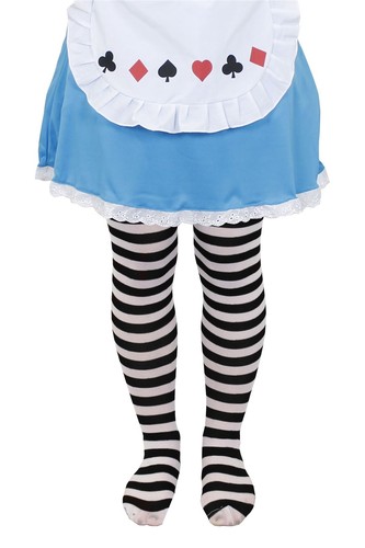 Child black and white striped - and,