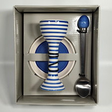 Sagaform Blue & White Egg Set