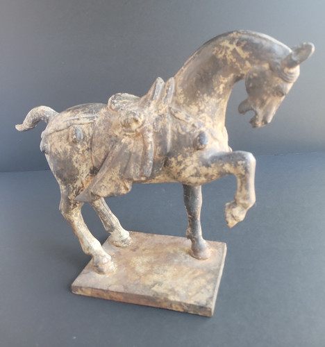 Antique cast iron tang dynasty - antique,