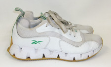 Reebok Zip Dynamica White & Jelly Bean Green Women's Shoes 8.5