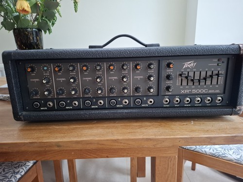 Peavey 500c mixer amplifier - xr,