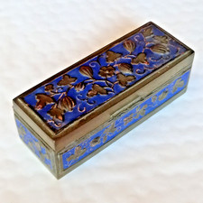 VINTAGE 1930s METAL BLUE