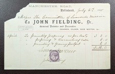 1888 John Fielding Painter &
