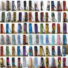 New Indian Mandala Yoga Mat Bag With Shoulder Strap Adjustable Fitness Gym Bags