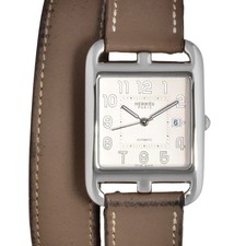 Hermes HERMES CC1.710 Cape Cod Double Tour Wristwatch Automatic Silver Dial R St