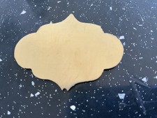 Antique Brass Cartouche