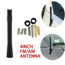 4" Short Black Aluminum