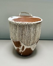 Vintage Handmade African Drum