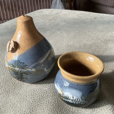 Roger Irving Little Camelot Pottery Boscastle Mocha Ware    Very Nice Set