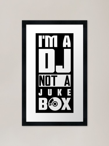 Not a jukebox framed - i'm,