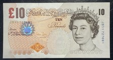 Old £10 Ten Pound Note
