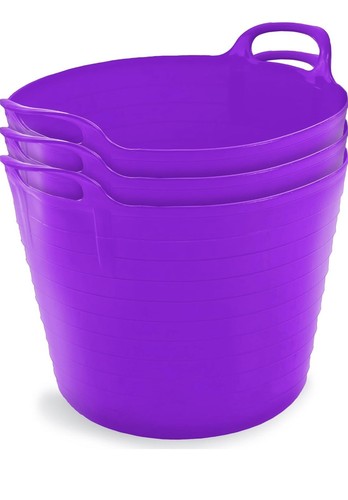 42l large colour flexi tub - x,