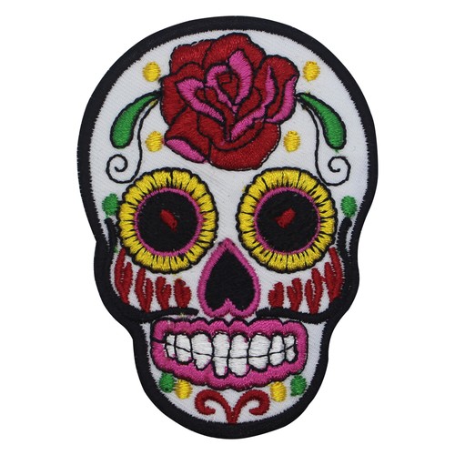 Sugar skull maxican patch - maxican, iron