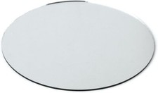 7" Round Mirrored Glass Candle Plate Wedding Table Centrepieces 18cm x 18cm UK