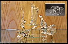  Glass display stands for