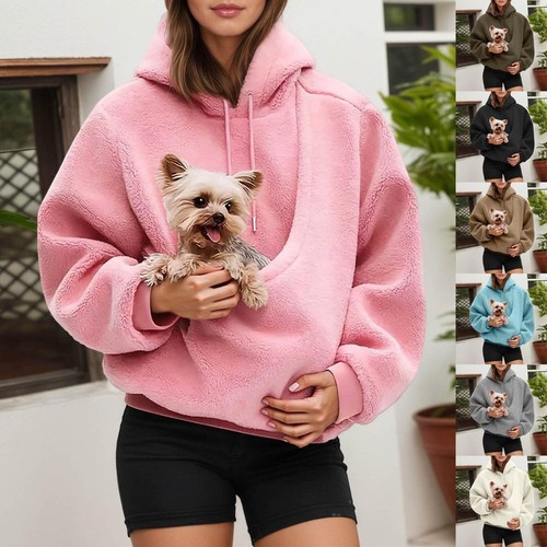 Pet pouch hoodie with kangaroo - pet,