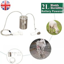 2L Milking Machine for Sheep & Goats Electric Rechargeable Milker Supplies 2Head