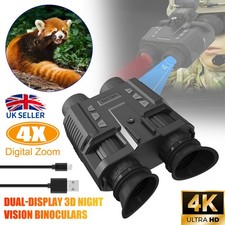 NV8000 4K 3D Night Vision Binoculars Infrared Head Mounted Night Vision Goggles