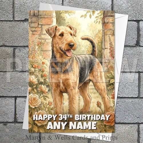 Airedale terrier birthday - airedale,