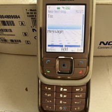 Nokia 6111 - Pink & Silver (Unlocked) Mobile Phone Slider Boxed Complete