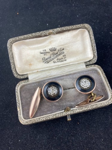 Art deco cufflinks - art,