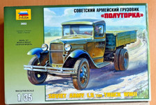ZVEZDA 1:35 Soviet Army 1.5ton Truck WWII Kit no. 3602 Brand New FREE UK POST