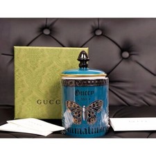 NEW $330 GUCCI Teal BUTTERFLY