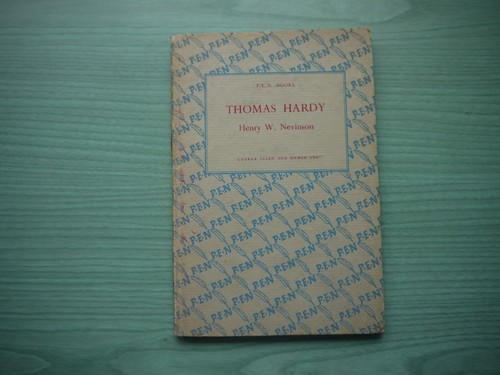 Thomas hardy henry w - thomas, by