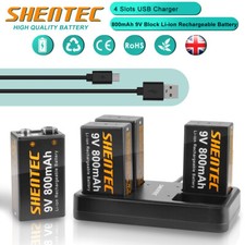 Fast USB 9V PP3 Battery