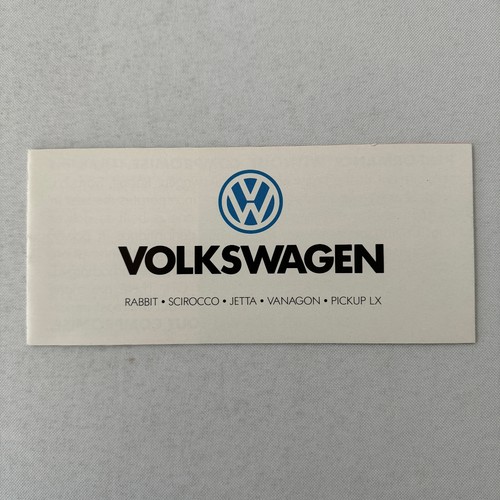 Volkswagen sales brochure - sales,