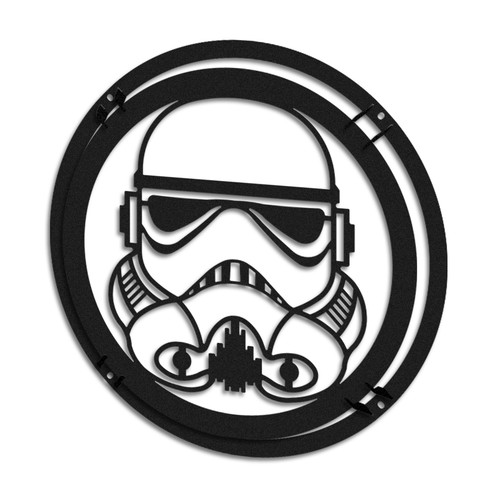 Stormtrooper raised metal - stormtrooper,