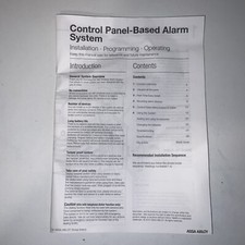 Yale HSA6400 Alarm Kit Installation Programming Operating Manual