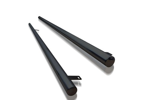 Black stainless side bars - stainless,