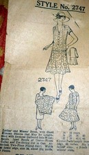 *LOVELY VTG 1920s DRESS Sewing