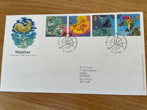 2001 weather stamps - weather, first