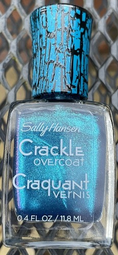 Sally hansen blue 12ml - blue, crackle