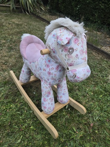 Vintage rocking horse - horse, floral