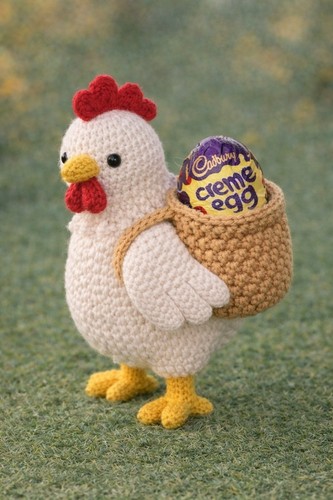 Easter hen creme egg - easter,