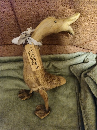 Dcuk wooden duck ornament - dcuk,