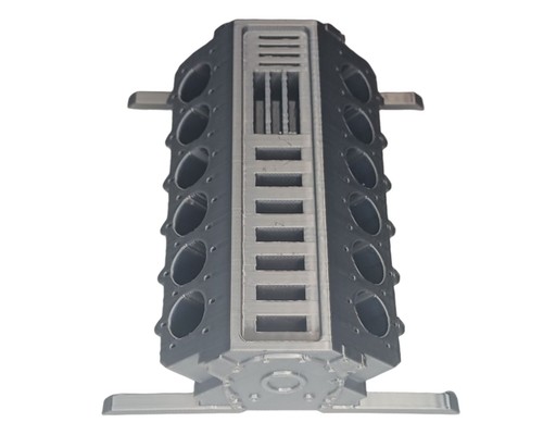 V12 engine block pen - , holder