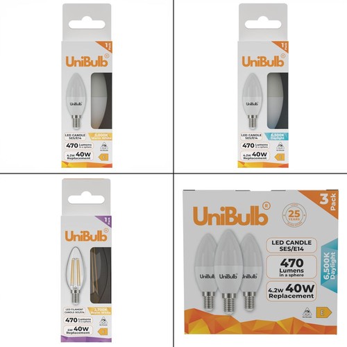 Unibulb e14 candle - unibulb, light