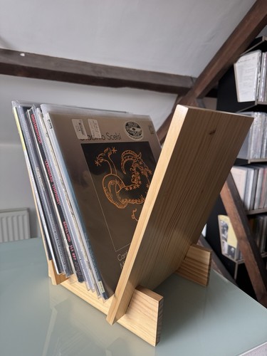 Vinyl record wooden storage - vinyl,