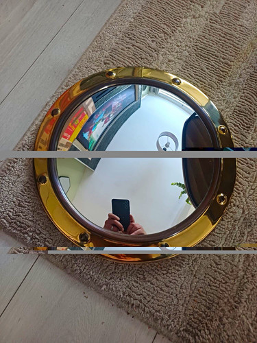 Round brass finish - brass,