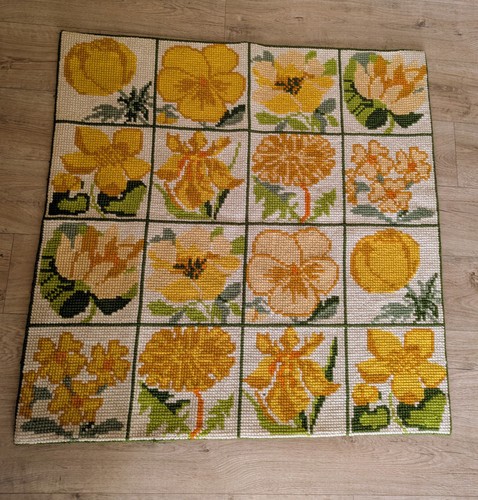 Handcrafted vintage tapestry - vintage,
