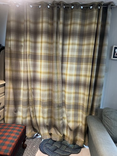 Next ochre green cosy - green, check