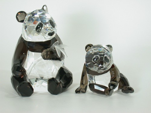 Swarovski crystal panda - crystal,
