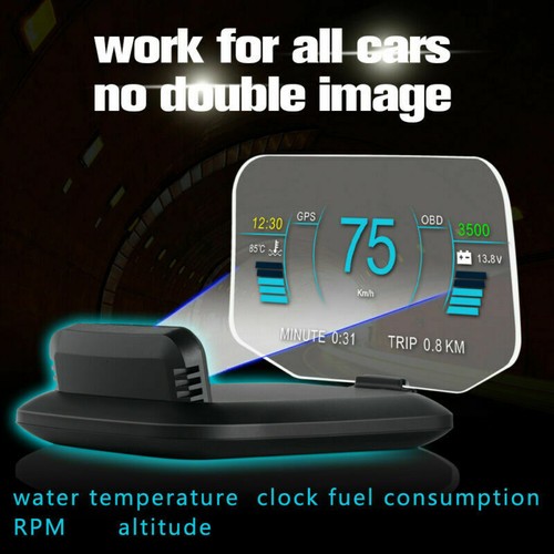 Car hud obd2 gps head - head, up