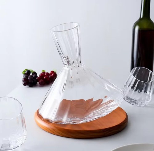 Orbital swirling crystal glass - orbital,