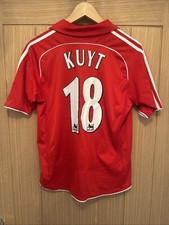 Liverpool FC LFC Men's 2006/08 Home Shirt 32/34 Age 14 Youth Kit Adidas KUYT